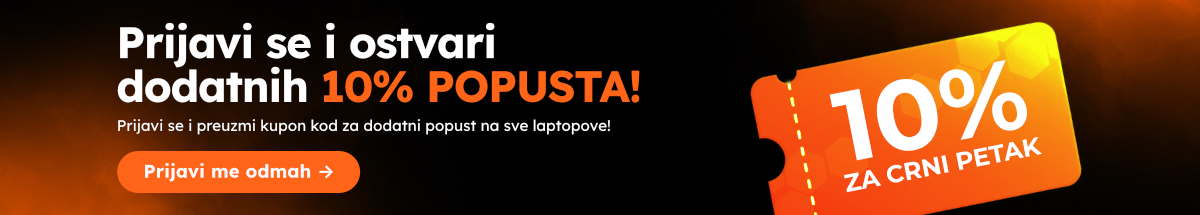 Ostvari dodatnih 10% popusta za Crni petak