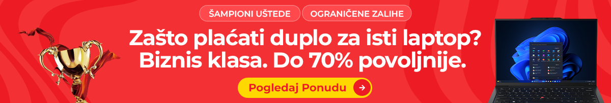 Šampioni Uštede - Ne kupuješ laptop. Biraš pobednika.