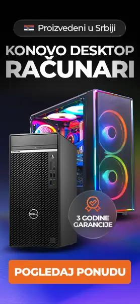 Konovo desktop računari proizvedeni u Srbiji sa 3 godine garancije za pouzdan rad kod kuće, u kancelariji i za profesionalnu upotrebu.